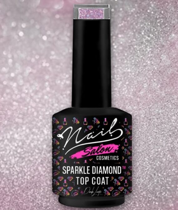 Sparkle Diamond Top Coat – Pink Diamond 15ml