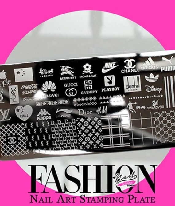 Fashion Brands – μεταλλική πλακέτα Stamping για Nail Art Σφραγίδα Νυχιών