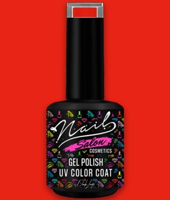 Gummy Bear (Κοραλί / Coral Neon) – Ημιμόνιμο Βερνίκι Νυχιών Nail Salon Cosmetics 15ml