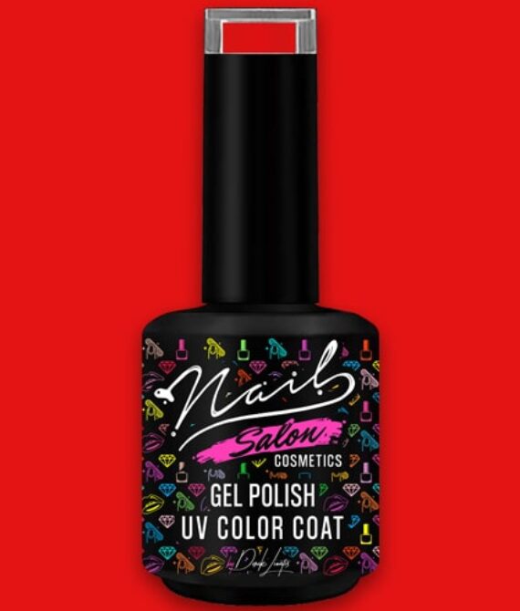 Passion Red – Ημιμόνιμο Βερνίκι Νυχιών Nail Salon Cosmetics 15ml