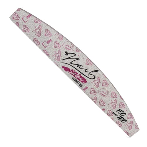 Artificial Nail File Nail Salon Cosmetics Half Moon Pro 150/180grit 1pc - Image 2