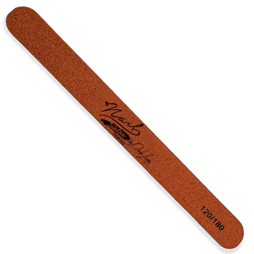Professional Wooden Natural Nail File Nail Salon Cosmetics 120/180 grit 1pc - Image 2