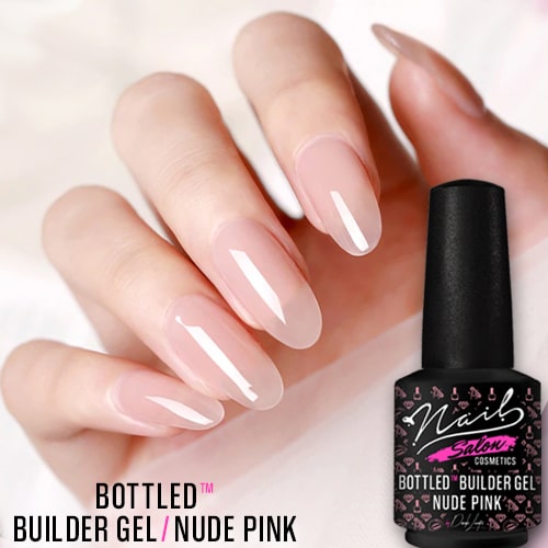 BOTTLED Builder Gel – BIAB Powder Pink 15ml - Image 3