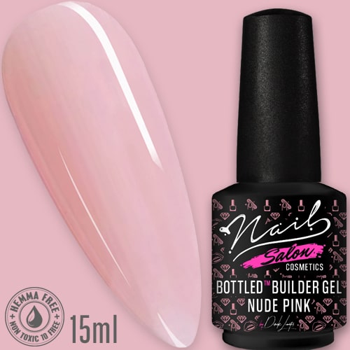 BOTTLED Builder Gel – BIAB Powder Pink 15ml - Image 2