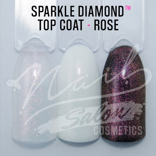 Sparkle Diamond Top Coat – Pink 15ml - Image 5