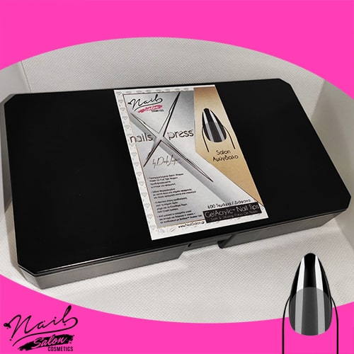 Soft Gel Tips / Press On - Medium Almond - 600pcs NailsXpress / GelAcrylic™