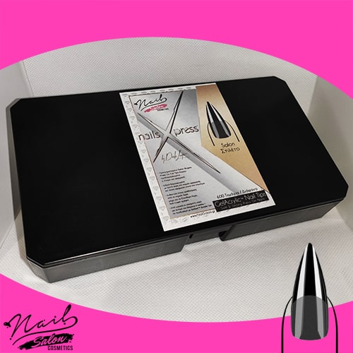 Soft Gel Tips / Press On - Stiletto - 600pcs NailsXpress / GelAcrylic™