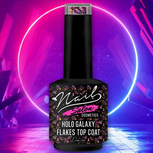 Holo Galaxy Flakes – Top Coat 15ml