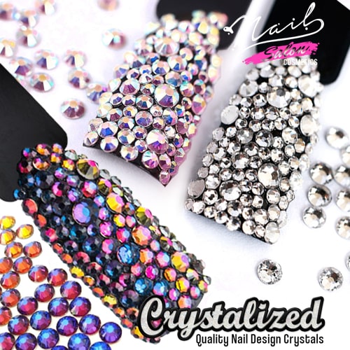Crystalized quality crystals for nail decoration - 2080 pcs - Image 3