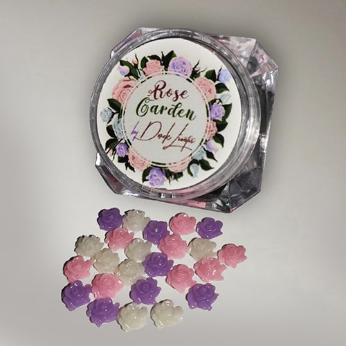 Rose Garden – 3D Acrylic Decorative Nail Roses 24 pcs - Image 3